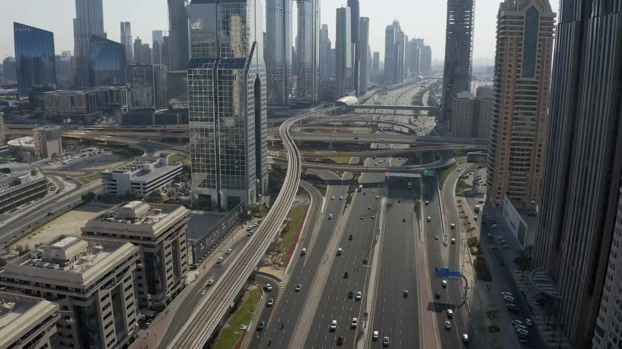 Aerial view of Dubai